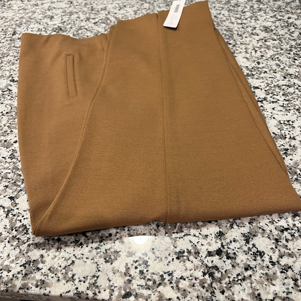 Chico's Juliet Ankle Straight Leg Pant Butterscotch Size 4 XXL/20-22